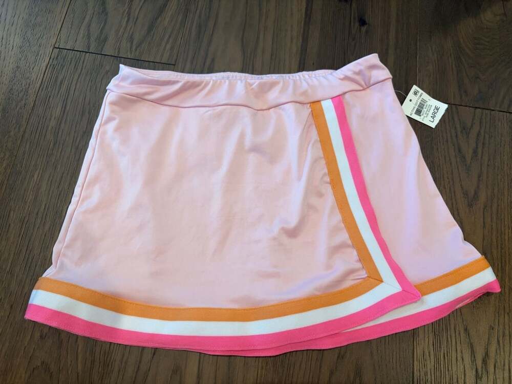 Ideology Active Bottoms Pink Tennis Mini Skort Large